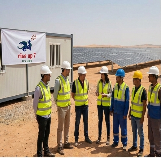 RiseUp7 team on site in Algeria